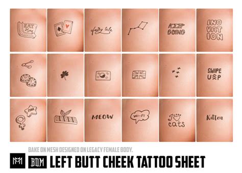 bum cheek tattoo|If you have a red lipstick tattoo on your butt cheek what does